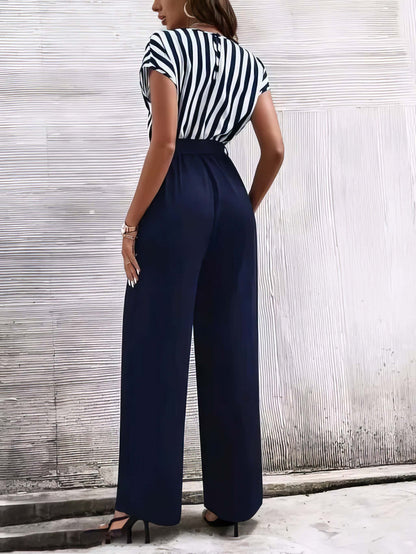 Striped Women Jumpsuit
