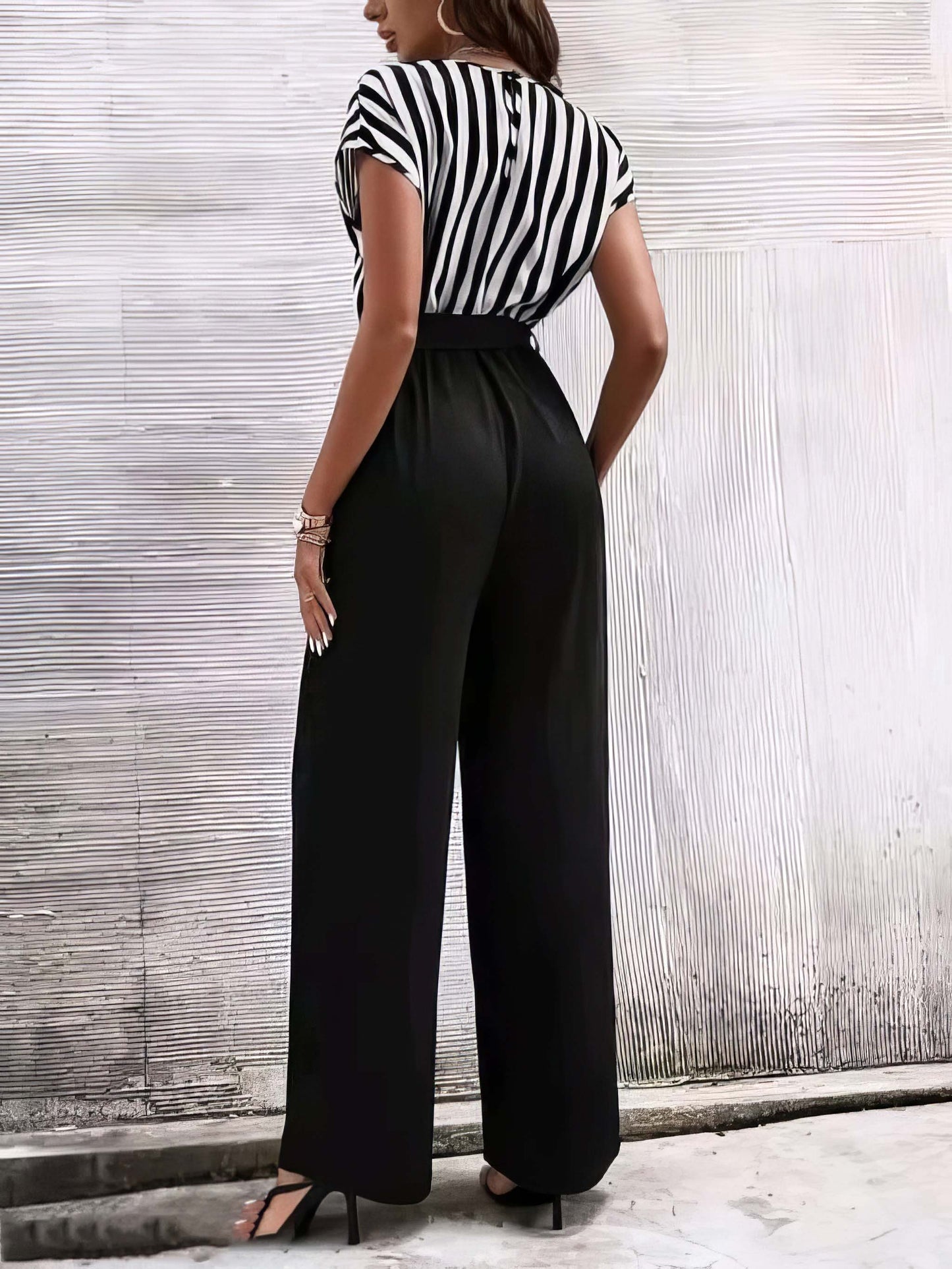 Striped Women Jumpsuit