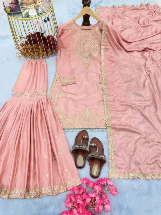 Designer Wear Ready Sharara Set