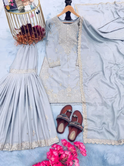 Designer Wear Ready Sharara Set