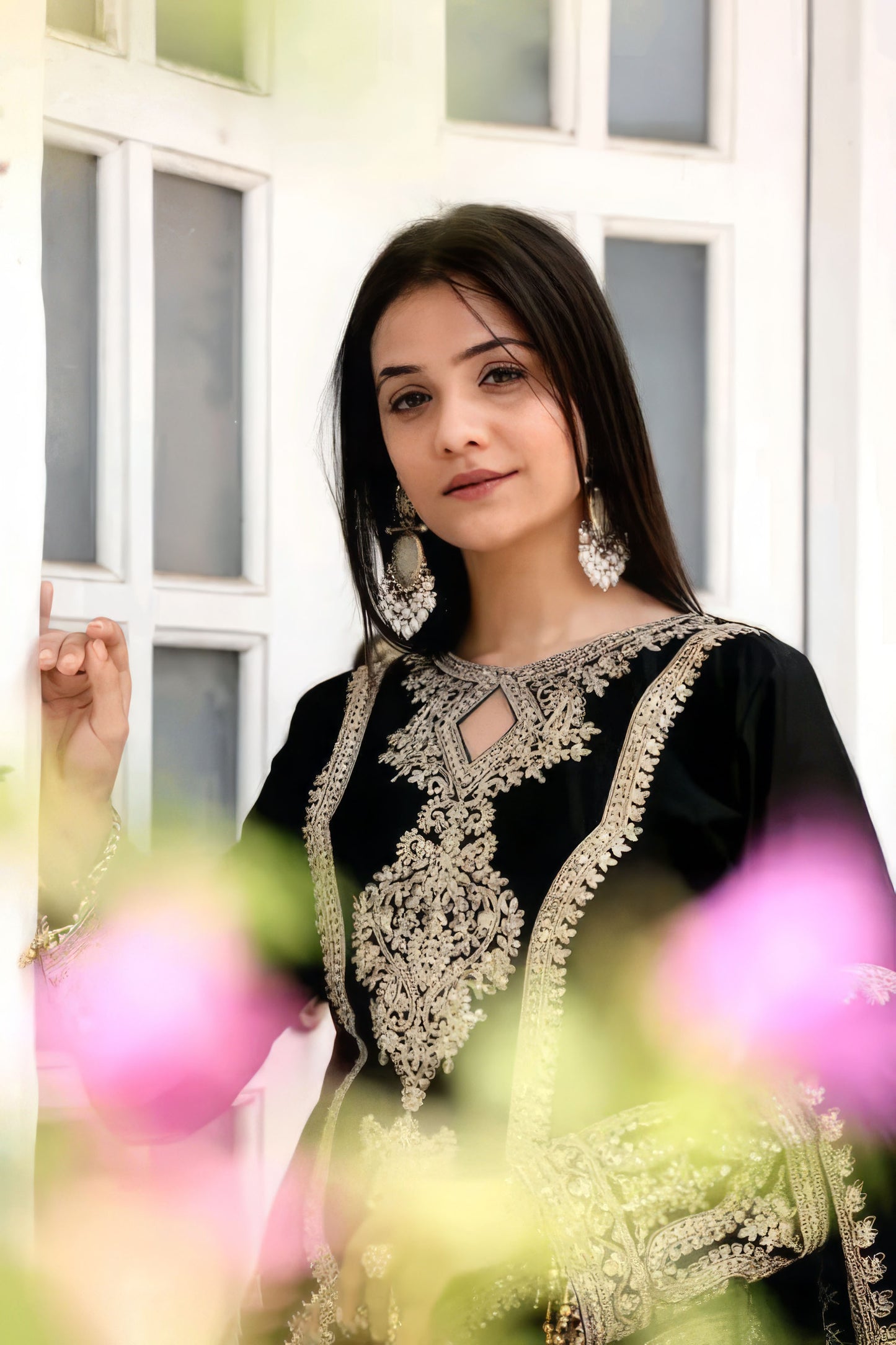 Elegance Partywear Kurti Plazzo Set