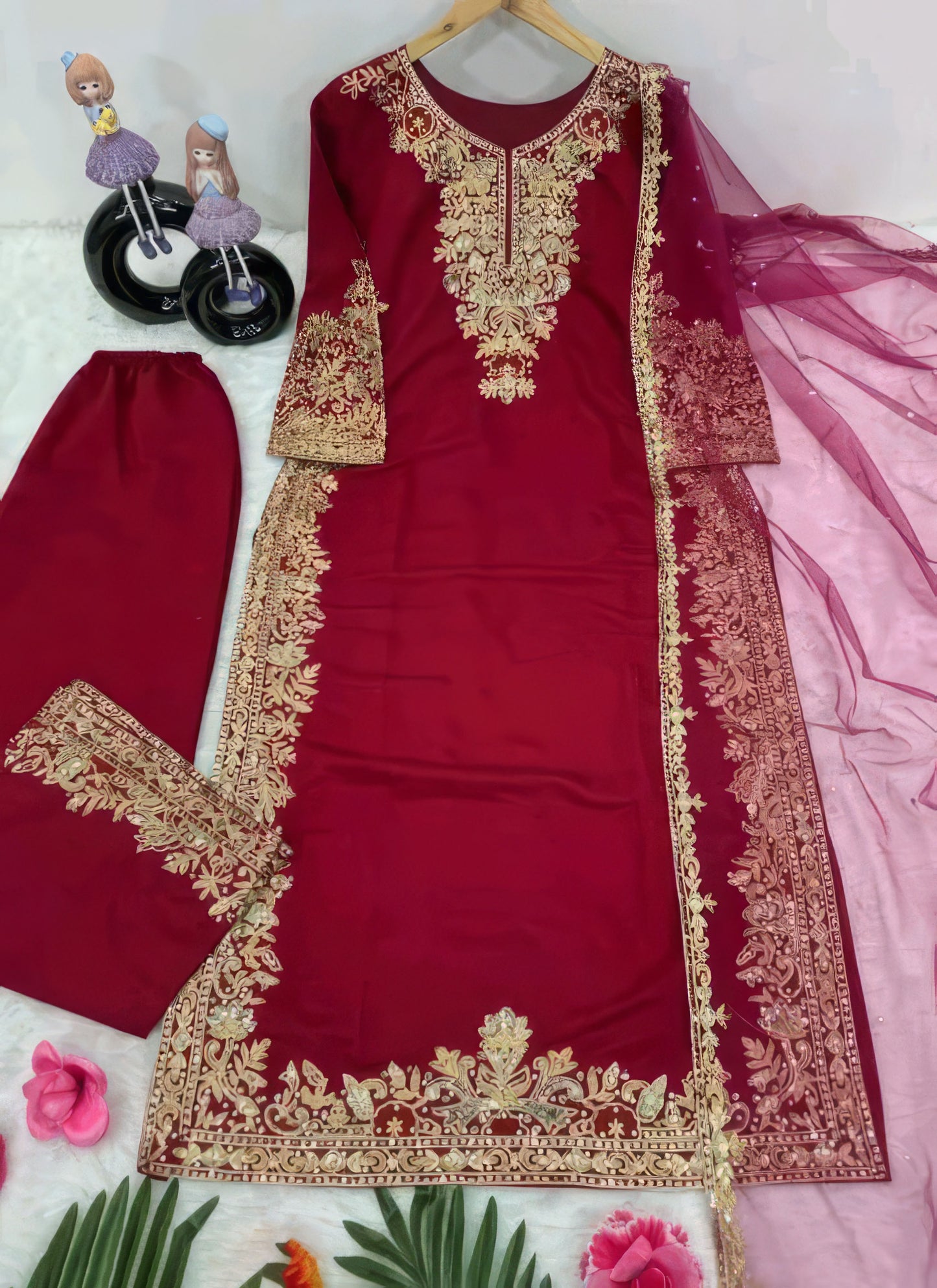 New Designer Heavy Zardoshi Suit