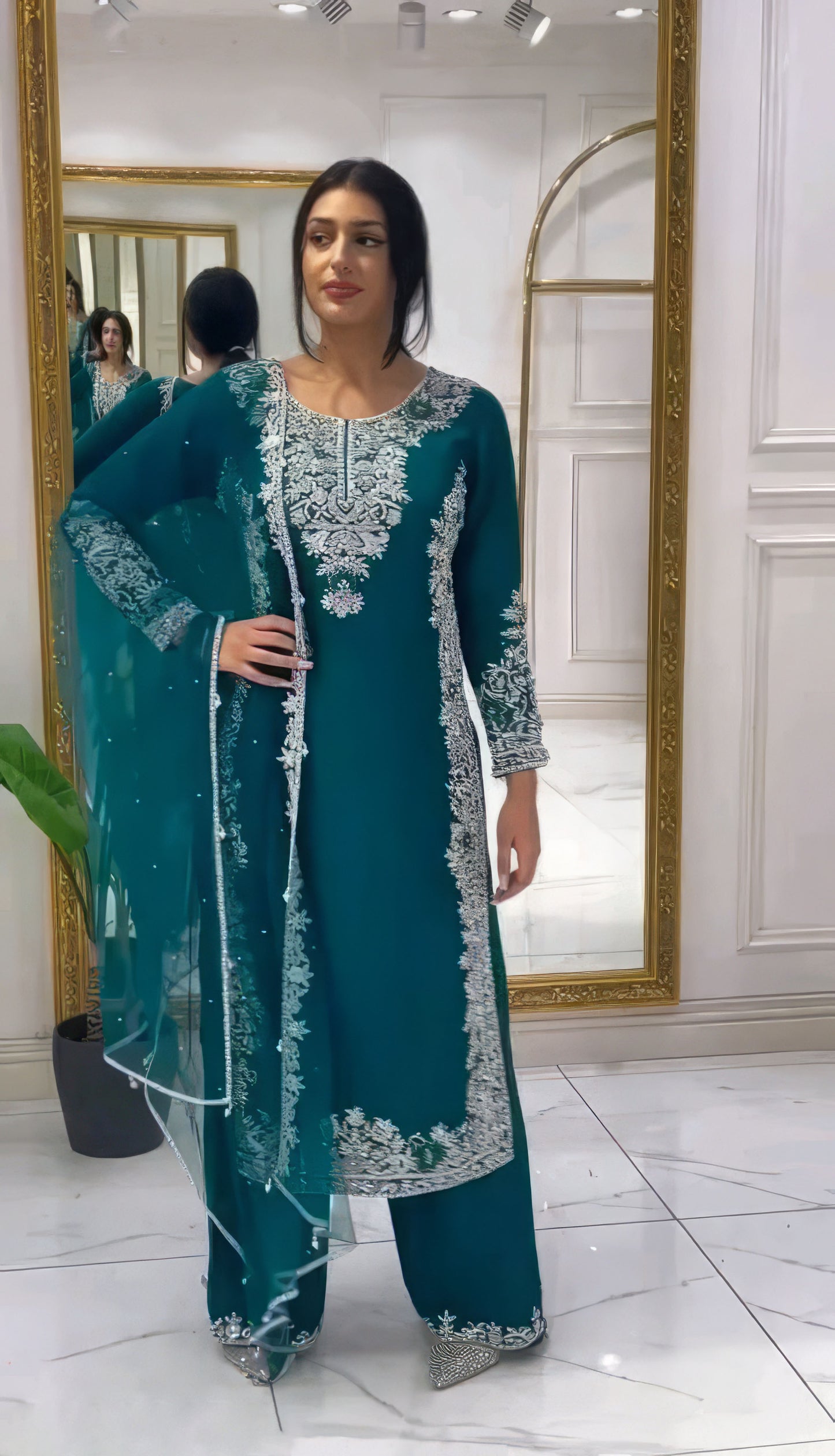 New Designer Heavy Zardoshi Suit