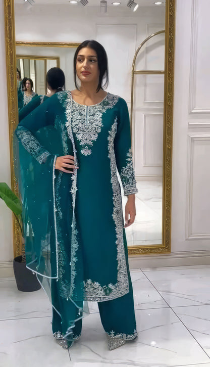 New Designer Heavy Zardoshi Suit