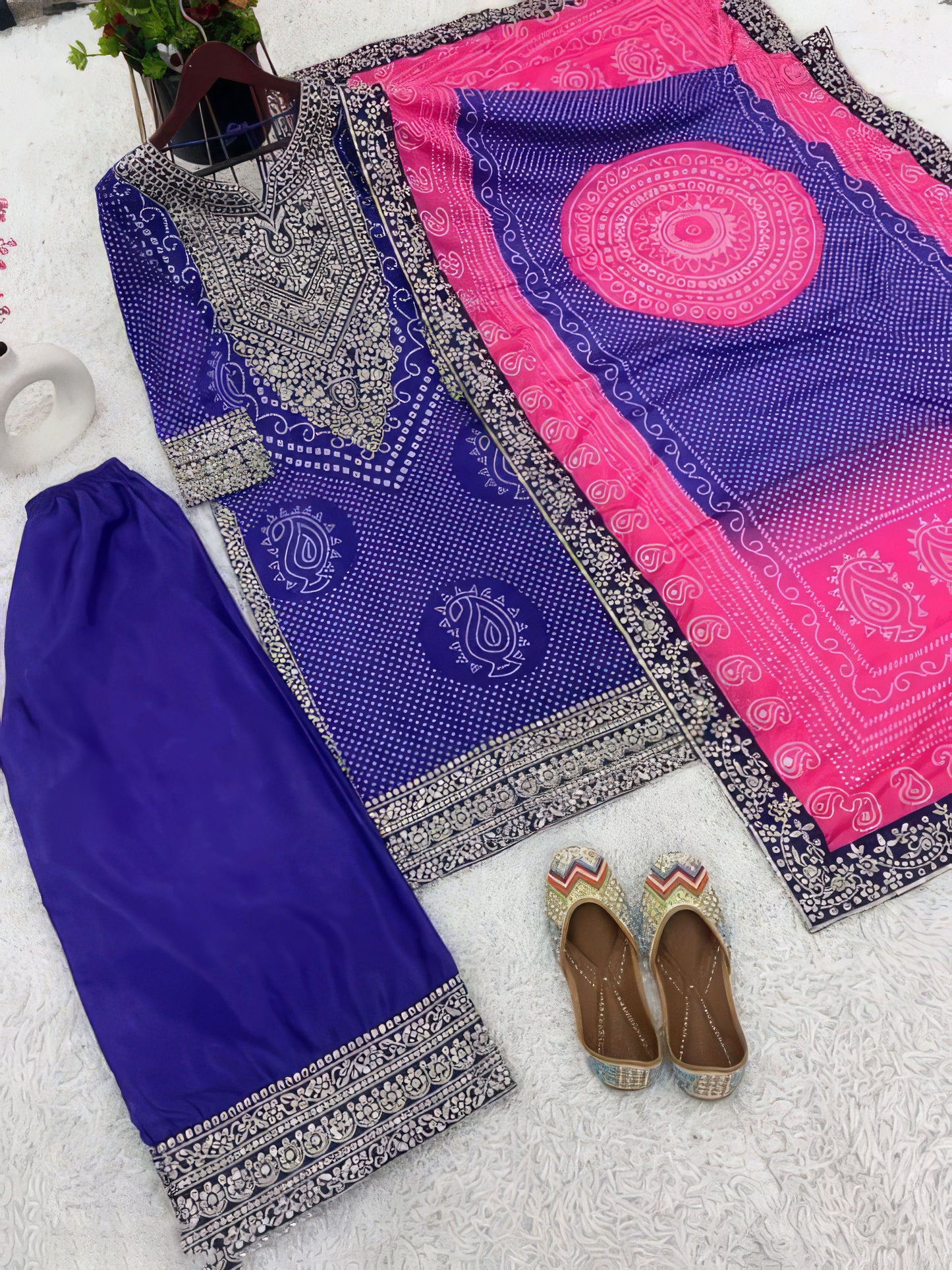 Embroided Indian Suit