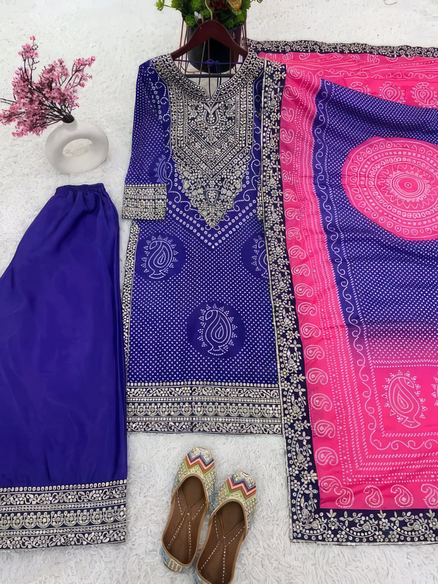Embroided Indian Suit
