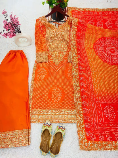 Embroided Indian Suit