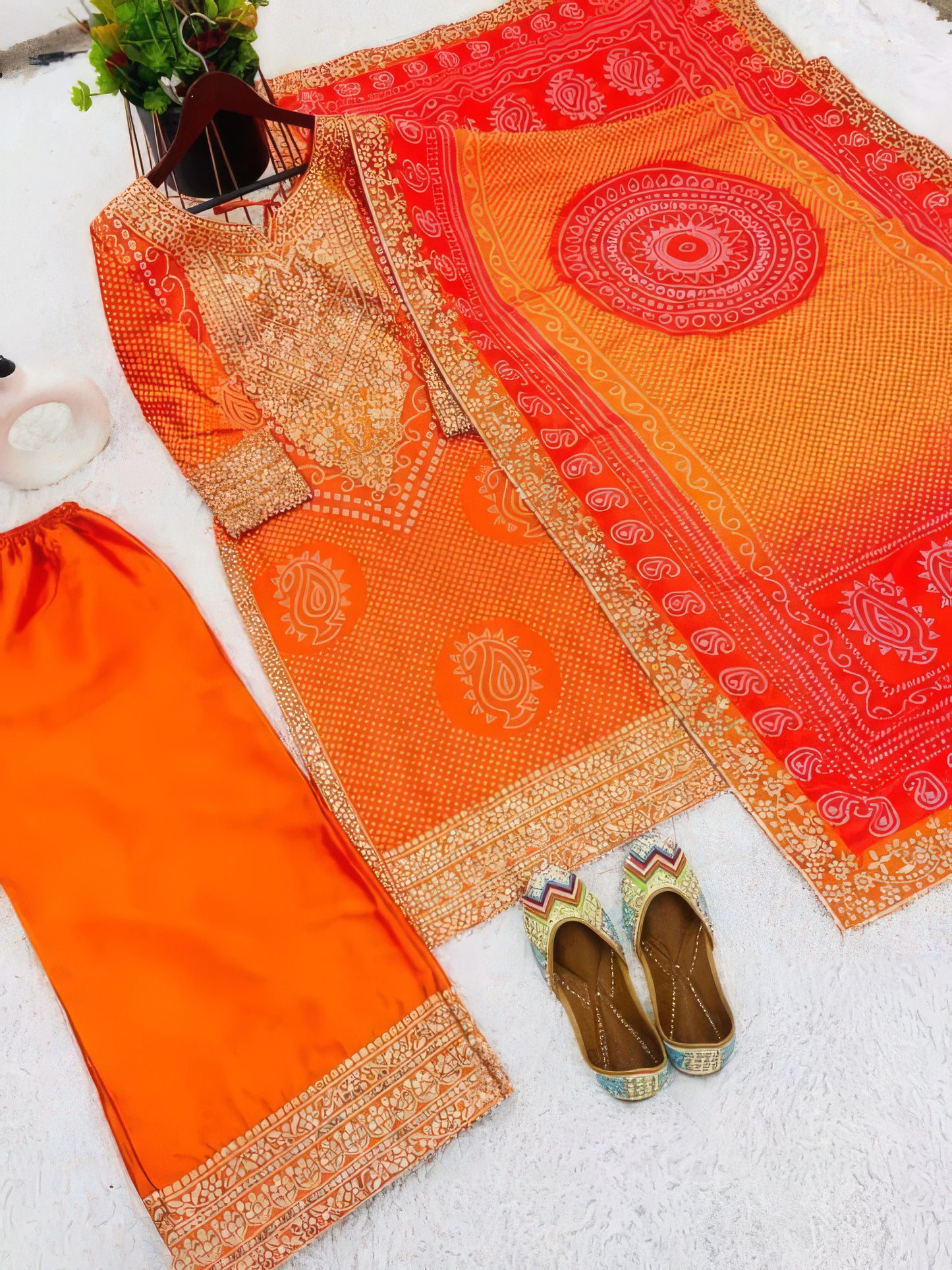 Embroided Indian Suit