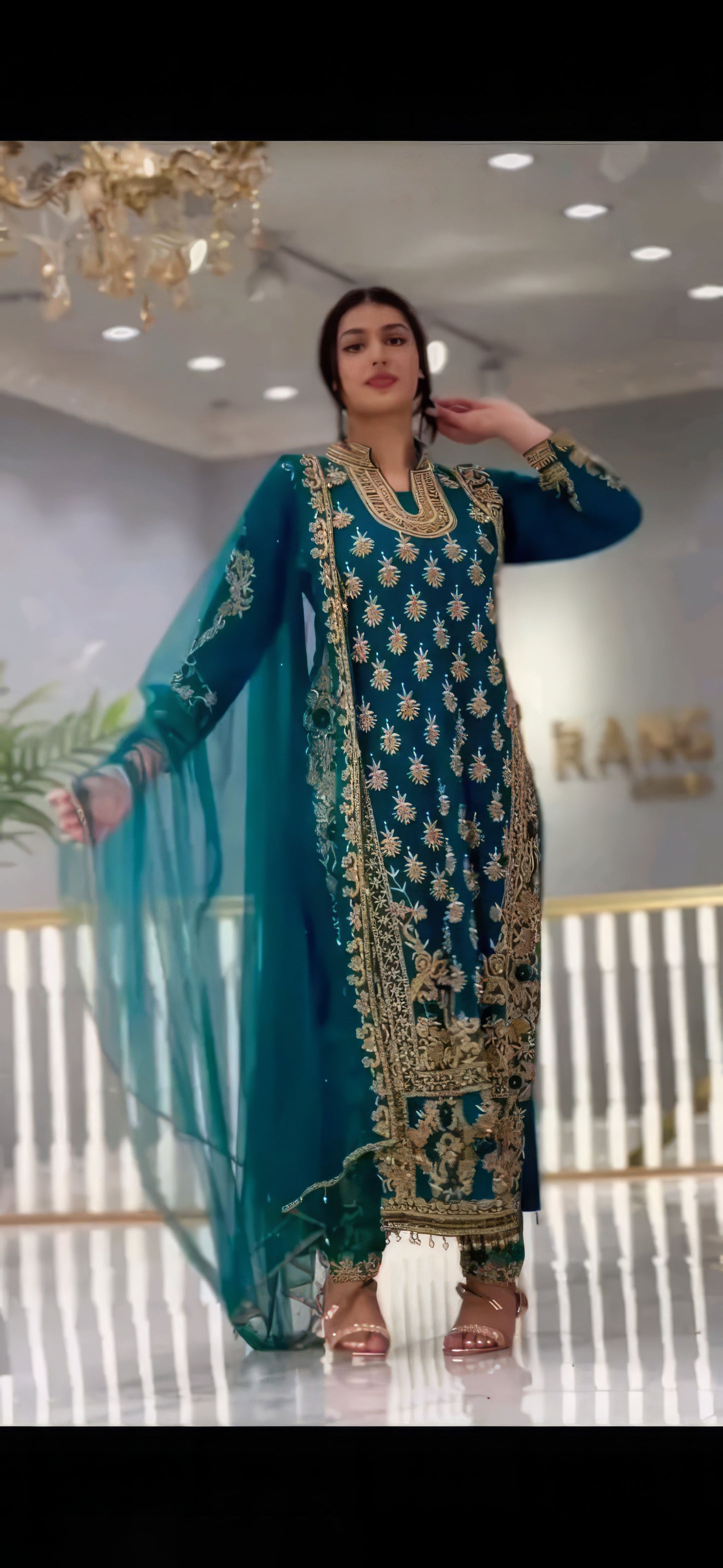 Embroided Indian Suit