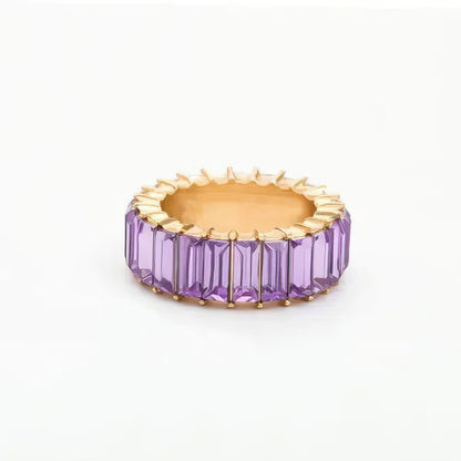 Rhinestone Eternity Stack Ring
