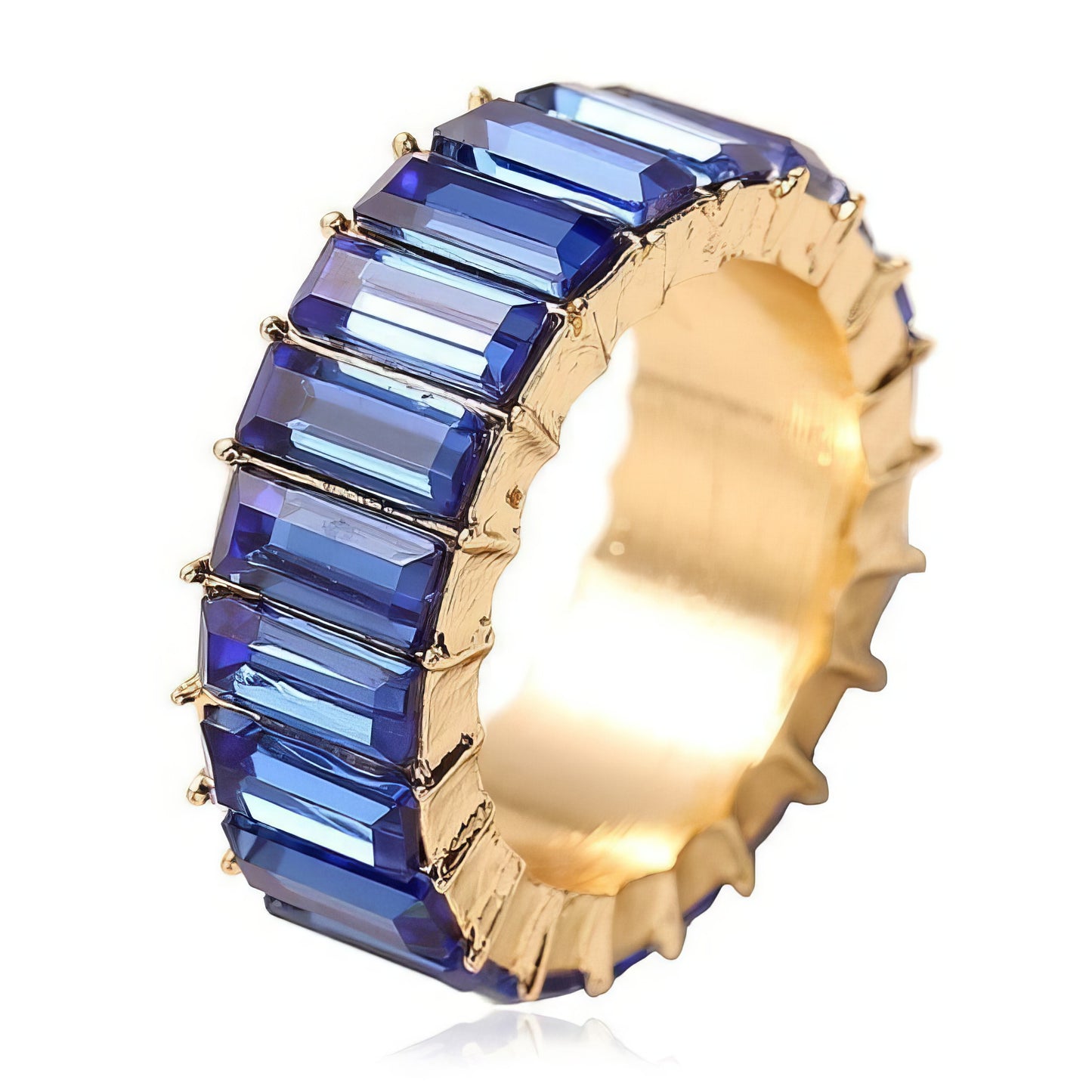 Rhinestone Eternity Stack Ring