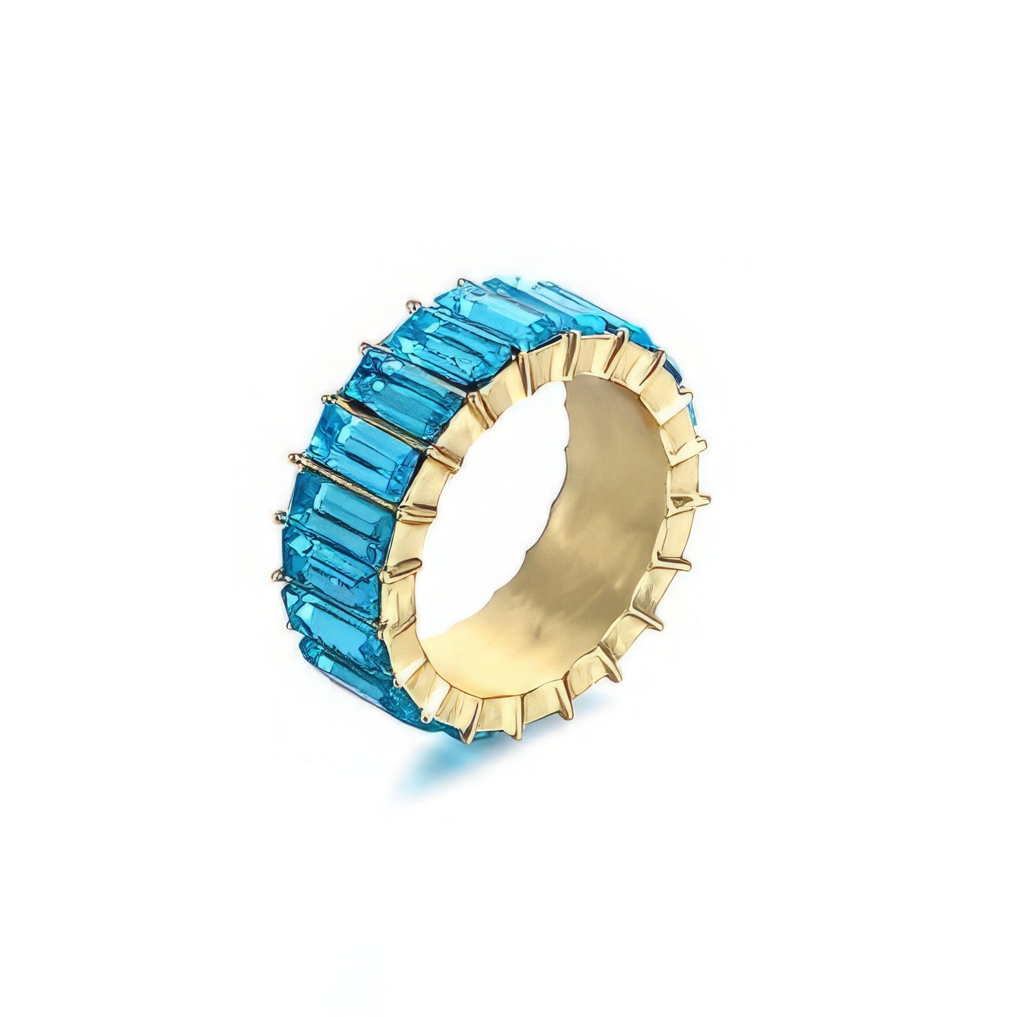 Rhinestone Eternity Stack Ring